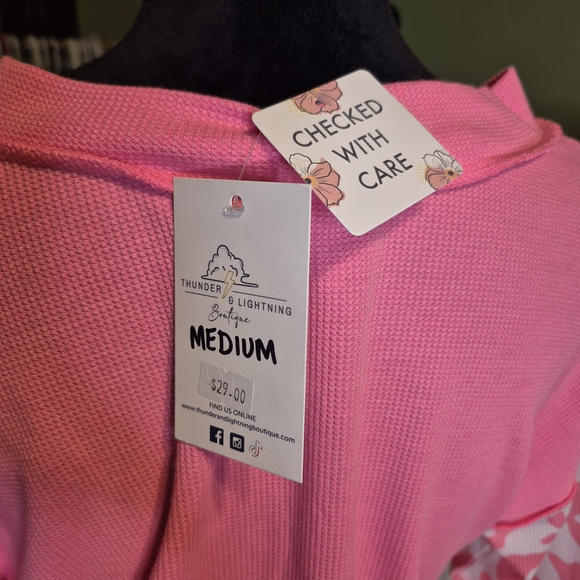 HEIMISH USA Pink Leopard Blouse - Picture 3 of 6